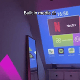 Phone Projector & 200'' Giant Screen – 4K Android 11 LED Projector