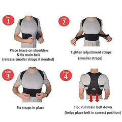 Shoulder & Back Support Belt – Posture Corrector for Pain Relief