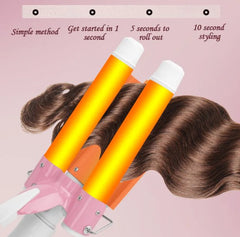 Style Your Hair Effortlessly with the 3-in-1 Electric Heating Hair Curler
