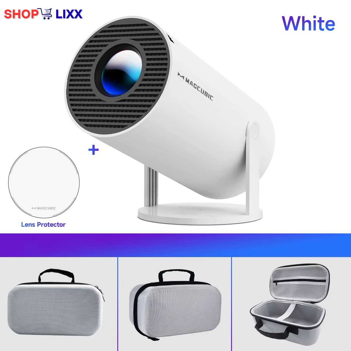 Magcubic Projector HY300 Pro 4K Android 11 Dual Wifi6 290ANSI Allwinner H713 BT5.0 1080P 1280*720P Home Cinema Outdoor Projetor