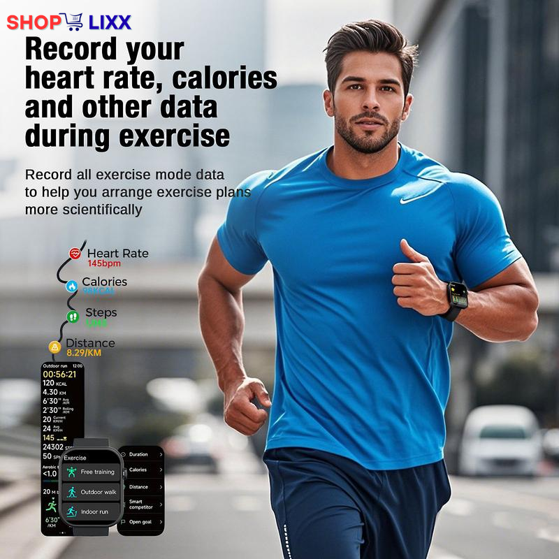 Smartwatch for Men & Women with Bluetooth Call – Fitness Tracker , 110+ Sports Modes, Call & Message Reminder, Customizable Watch Dials, Multifunctional Smartwatch