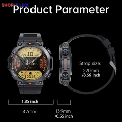 K56Pro Smart Watch for Men Heart Rate Blood Bluetooth Sport 400Mah Long Standby 1.39 Inch 360*360 HD Screen Outdoors Smartwatch