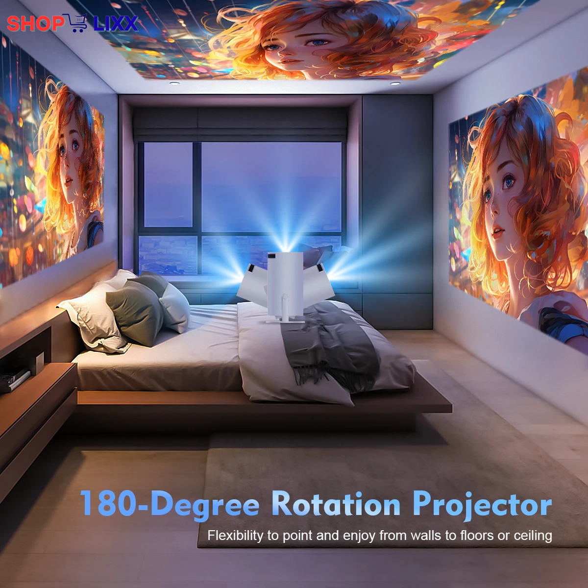 Magcubic Projector HY300 Pro 4K Android 11 Dual Wifi6 290ANSI Allwinner H713 BT5.0 1080P 1280*720P Home Cinema Outdoor Projetor