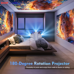 Magcubic Projector HY300 Pro 4K Android 11 Dual Wifi6 290ANSI Allwinner H713 BT5.0 1080P 1280*720P Home Cinema Outdoor Projetor