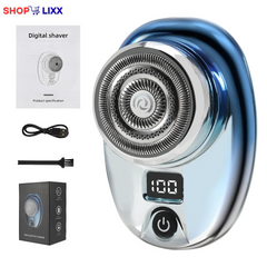 Mini Electric Razor Wet and Dry Washable Razor Fast Charging Digital Display Portable Electric Shaver 1 Hour Charge Time Upgrade
