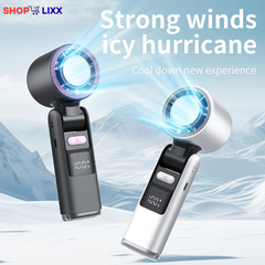 Portableairconditioner"3-In-1 Ice Cooling Portable Fan - USB Rechargeable, 10H Runtime, 100 Speeds with Ice Pad for Instant Chill, Ultra Quiet For