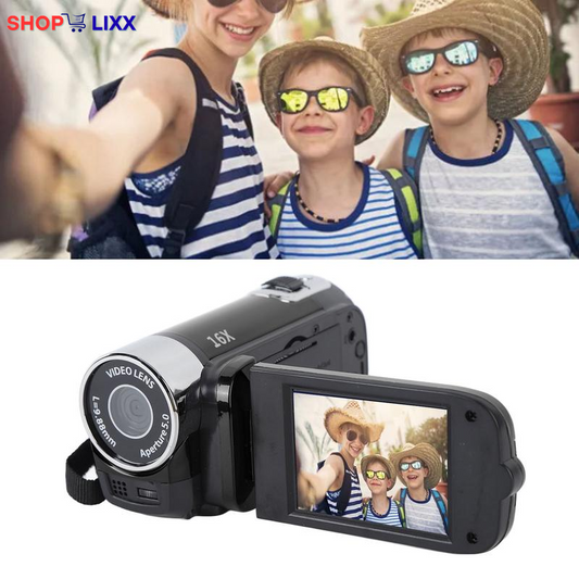 4K 48MP DV Camera 2.7In TFT Rotatable Screen 16X Digital Zoom Video Camera with USB Cable