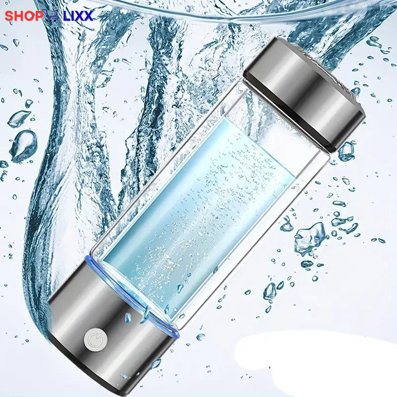 Hydrogen Water Bottle, USB Rechargeable Hydrogen Water Generator, Water Ionizer Machine, Drinking Supplies for Home, Office, Travel