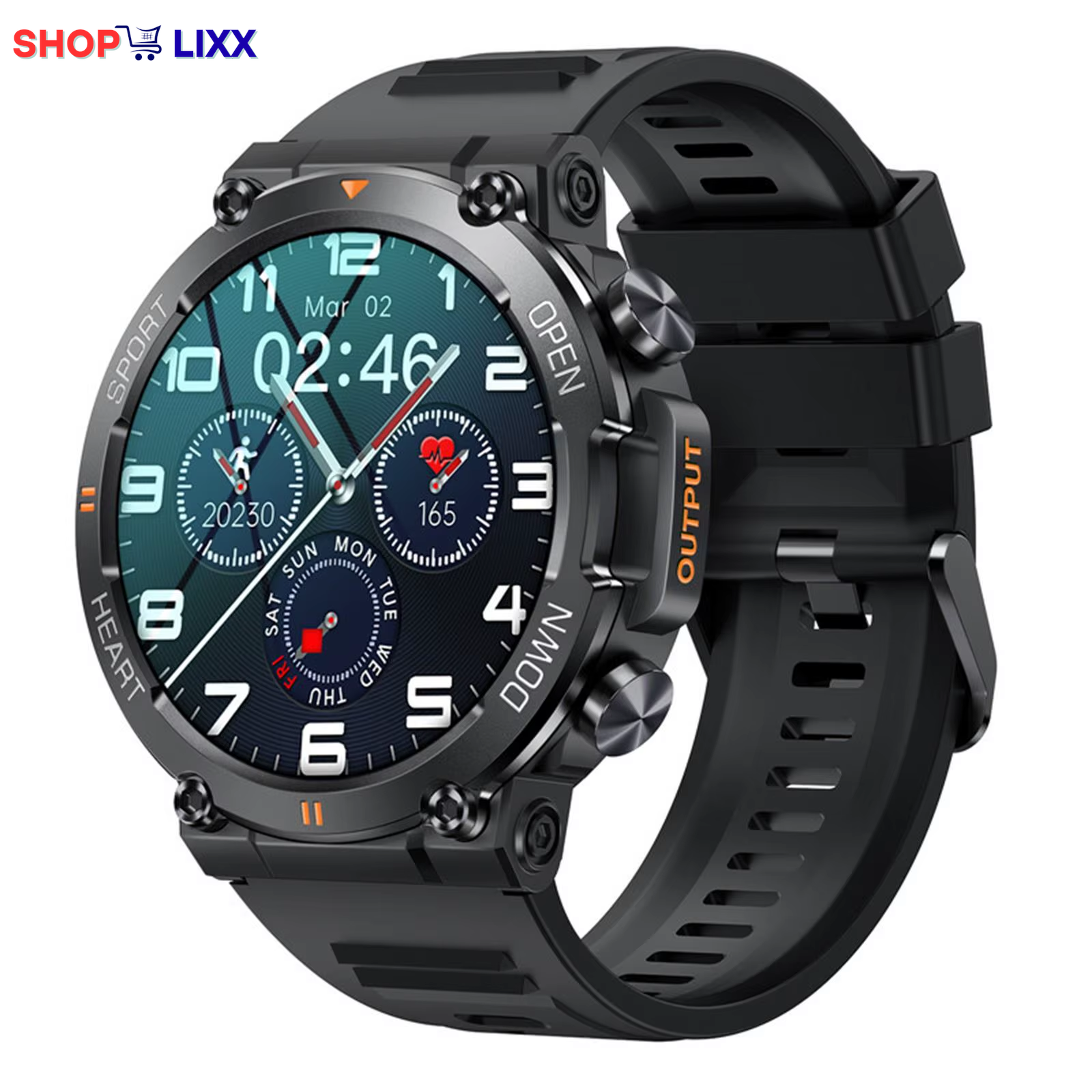 K56Pro Smart Watch for Men Heart Rate Blood Bluetooth Sport 400Mah Long Standby 1.39 Inch 360*360 HD Screen Outdoors Smartwatch