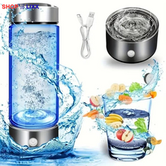Hydrogen Water Bottle, USB Rechargeable Hydrogen Water Generator, Water Ionizer Machine, Drinking Supplies for Home, Office, Travel