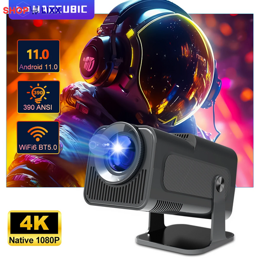 Magcubic 4K Android 11 Projector Native 1080P 390ANSI HY320 Dual Wifi6 BT5.0 1920*1080P Cinema Portable Projetor Upgrated HY300