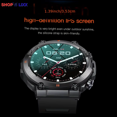 K56Pro Smart Watch for Men Heart Rate Blood Bluetooth Sport 400Mah Long Standby 1.39 Inch 360*360 HD Screen Outdoors Smartwatch