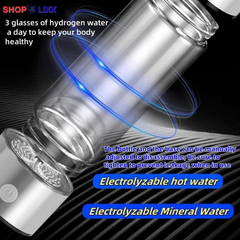 Hydrogen Water Bottle, USB Rechargeable Hydrogen Water Generator, Water Ionizer Machine, Drinking Supplies for Home, Office, Travel