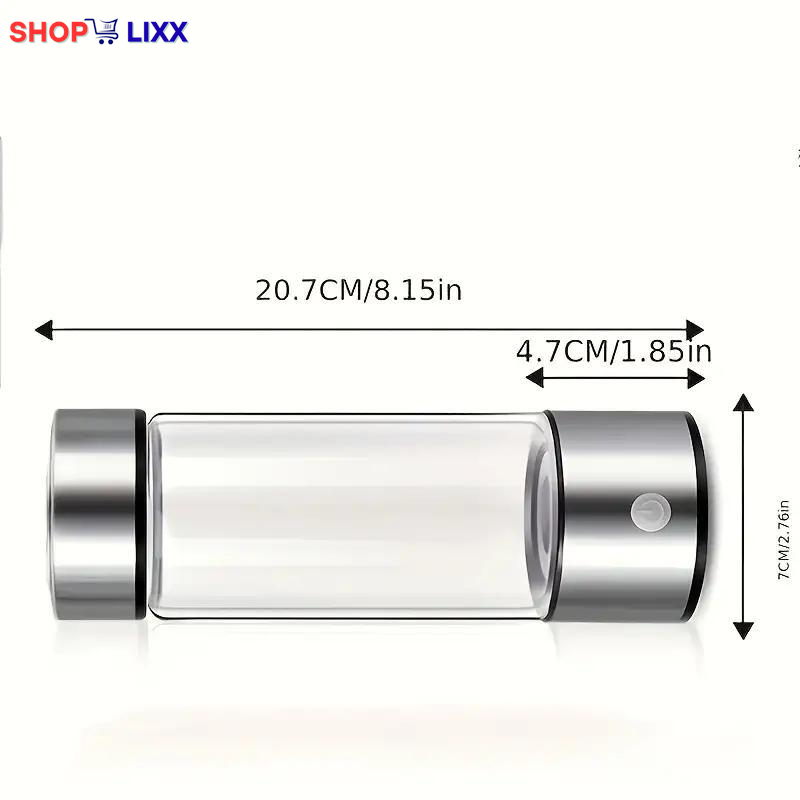 Hydrogen Water Bottle, USB Rechargeable Hydrogen Water Generator, Water Ionizer Machine, Drinking Supplies for Home, Office, Travel