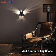 Bald Eagle Wall Light, Wall Mounted Eagle Lamp for Bedroom, Living Room, Hallway, Battery Operated Eagle Light