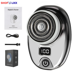 Mini Electric Razor Wet and Dry Washable Razor Fast Charging Digital Display Portable Electric Shaver 1 Hour Charge Time Upgrade