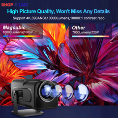 Magcubic 4K Android 11 Projector Native 1080P 390ANSI HY320 Dual Wifi6 BT5.0 1920*1080P Cinema Portable Projetor Upgrated HY300